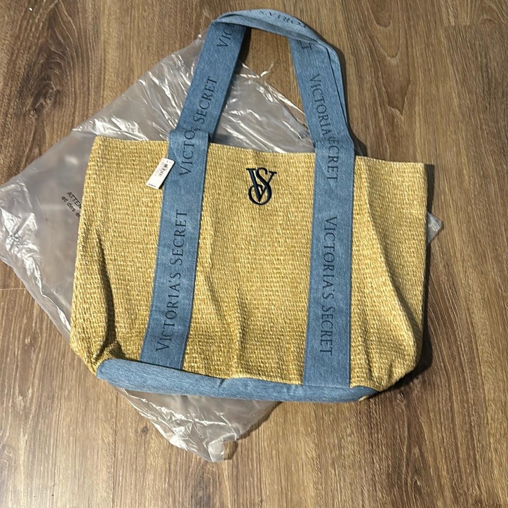 Victoria Secret Straw Tote